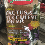 bag of soil, package reads, "Hoffman organic cactus and succulent soil mix"