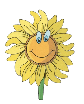 smiling sunflower logo